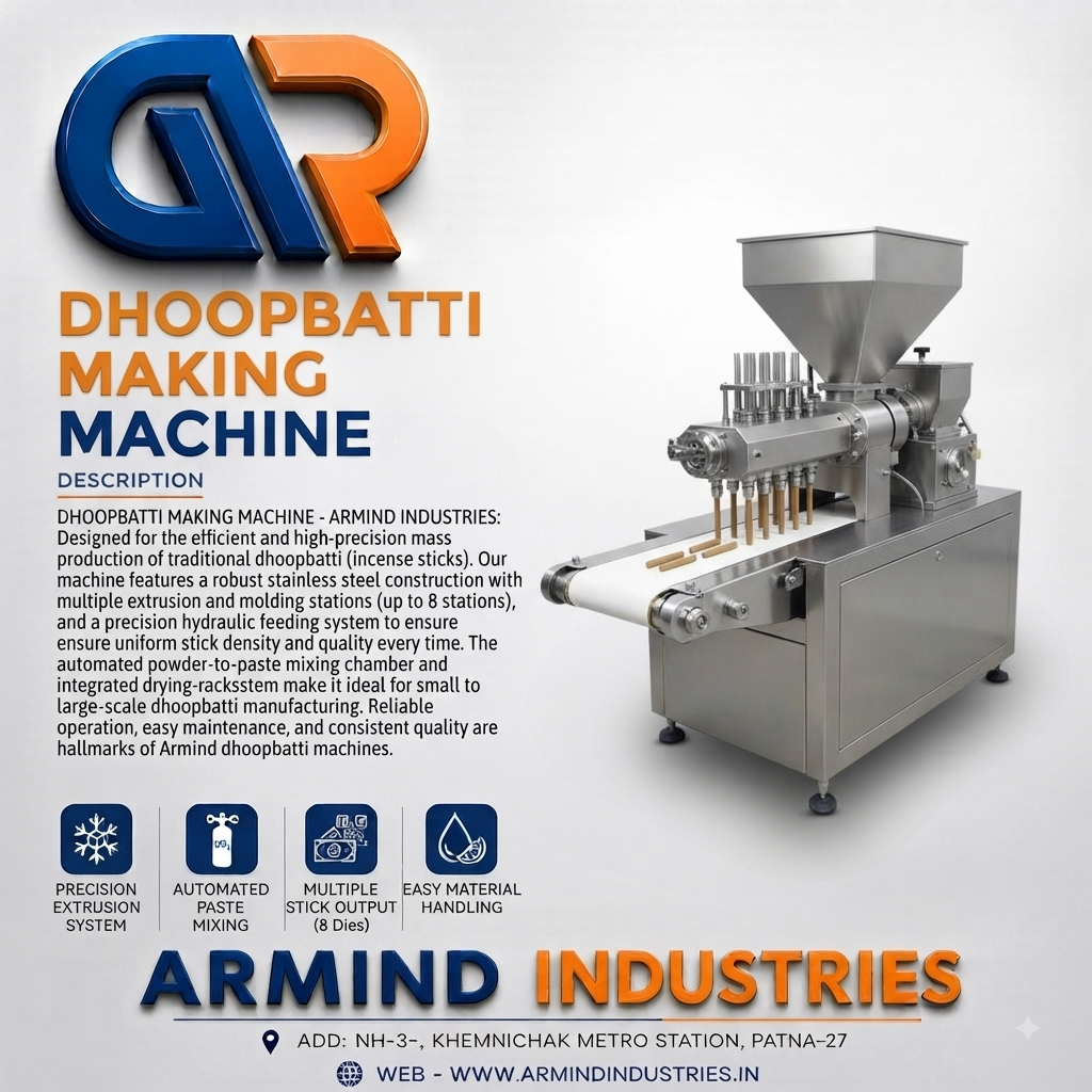Is Dhoopbatti Making Machine Right for Your Business? - A Complete Guide - A Detailed Guide