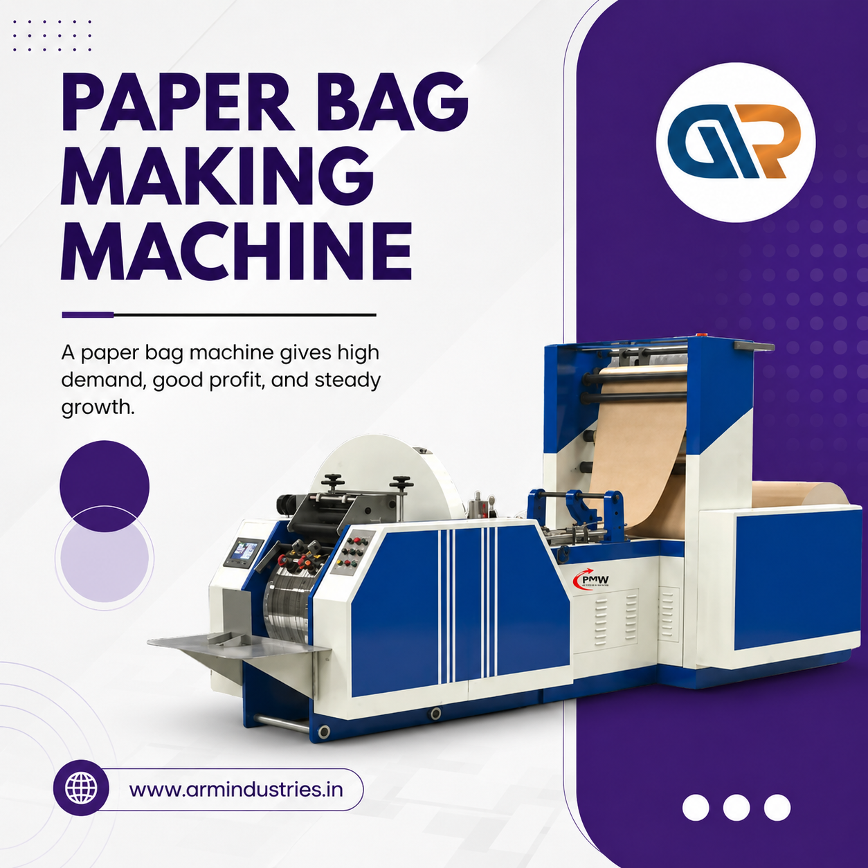 Paper Bag Making Machine