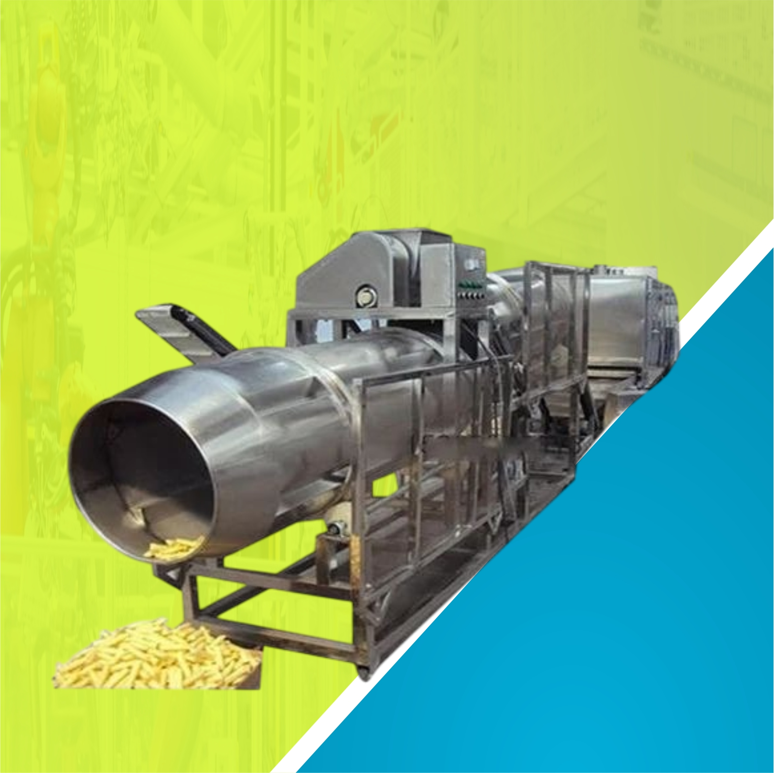 Poha Roaster Machine - Namkeen & Snacks Making Machines manufacturer Bihar