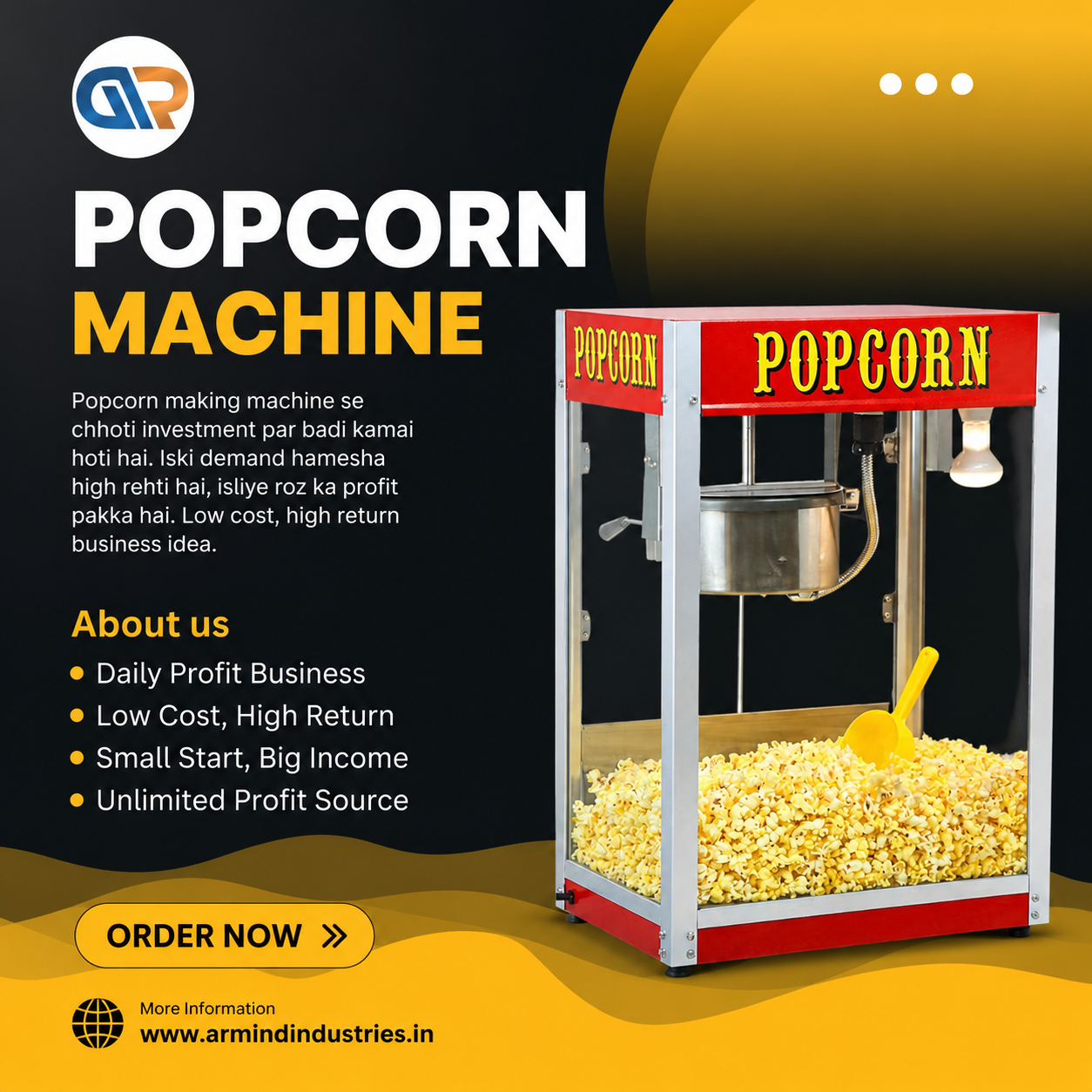Popcorn Making Machine - main image